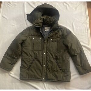 Vintage Sears Fieldmaster‎ Jacket Parka Coat Lined Green Men's L